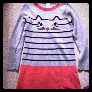 Gymboree girls cat sweater